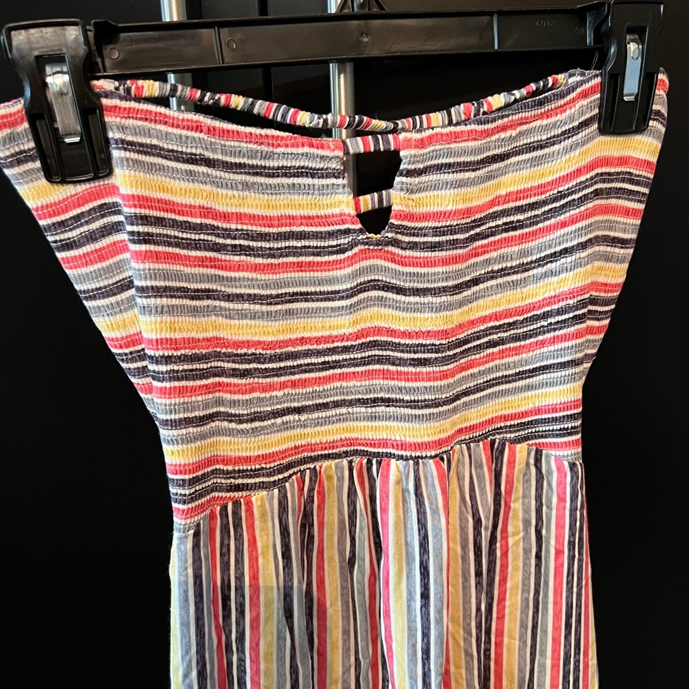 Vanilla sky long strapless dress